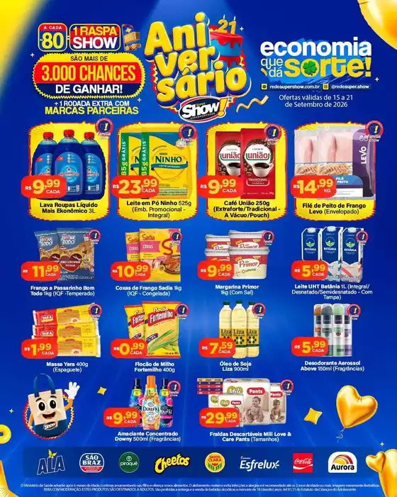 Catálogo Super Show | Ótima oferta para todos os clientes | 2026-09-15T00:00:00.000Z - 2026-09-21T00:00:00.000Z
