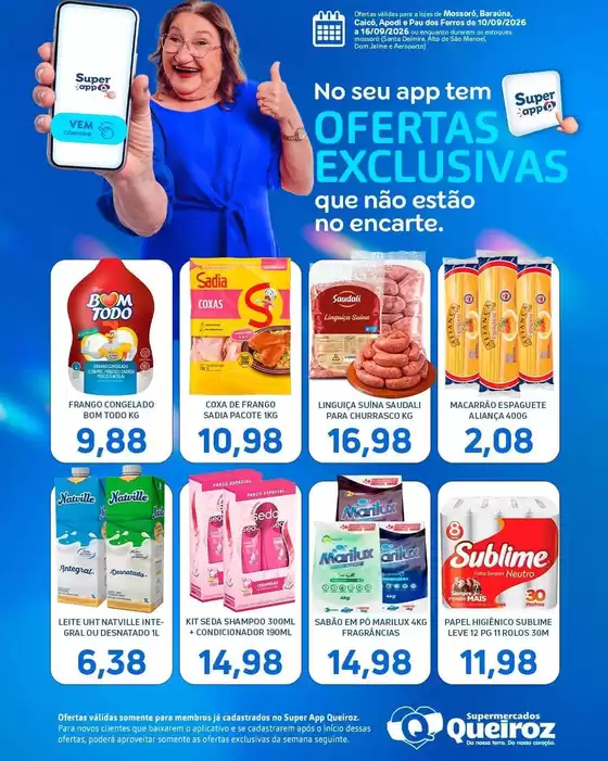 Catálogo Supermercados Queiroz | Ofertas exclusivas para nossos clientes | 2026-09-10T00:00:00.000Z - 2026-09-16T00:00:00.000Z