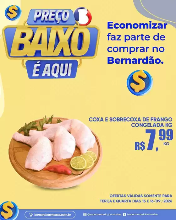 Catálogo Supermercado Bernardão | Melhores ofertas e descontos | 2026-09-15T00:00:00.000Z - 2026-09-16T00:00:00.000Z
