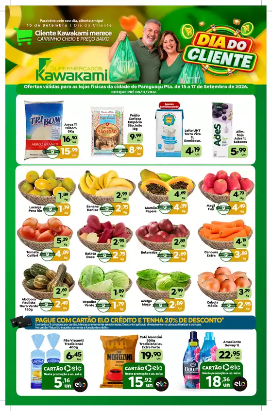 Catálogo Supermercados Kawakami | Ofertas - Paraguaçu Paulista | 2026-09-15T00:00:00.000Z - 2026-09-17T00:00:00.000Z