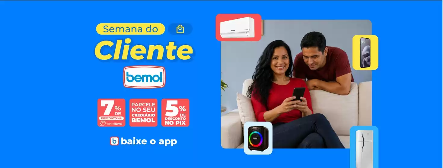 Catálogo Lojas Bemol | Encarte Lojas Bemol | 2026-09-15T00:00:00.000Z - 2026-09-21T00:00:00.000Z