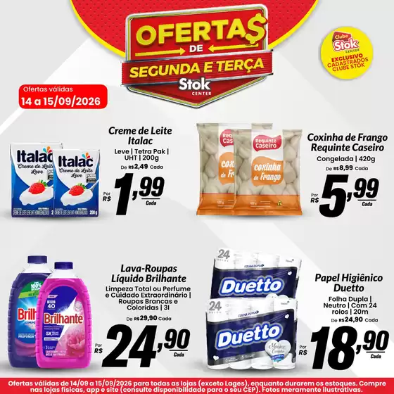 Catálogo Stok Center | Lamina stok center Melitta RS e SC 15 a 18 de setembro | 2026-09-14T00:00:00.000Z - 2026-09-15T00:00:00.000Z