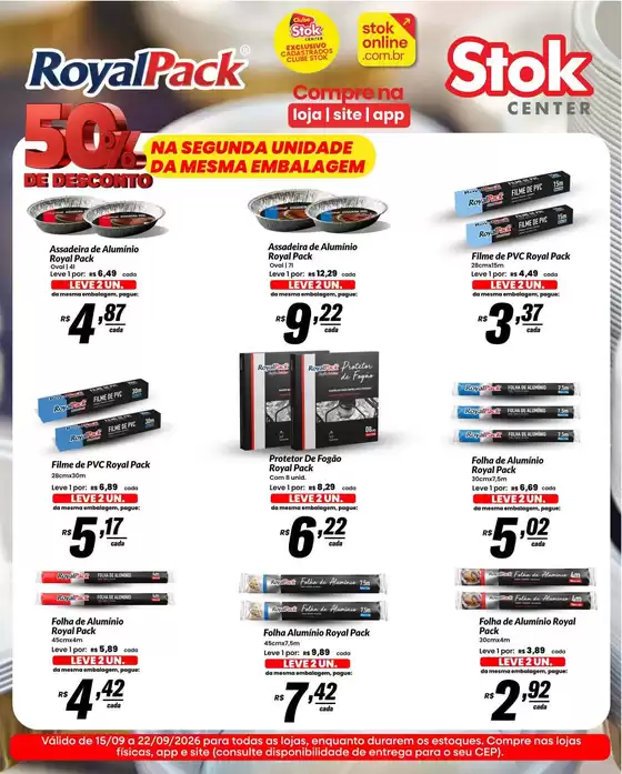 Catálogo Stok Center | Ampla seleção de ofertas | 2026-09-15T00:00:00.000Z - 2026-09-22T00:00:00.000Z