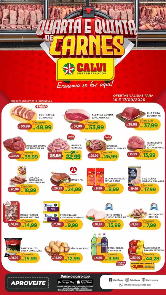 Catálogo Calvi Supermercados | Quarta e Quinta de Carnes | 2026-09-16T00:00:00.000Z - 2026-09-17T00:00:00.000Z