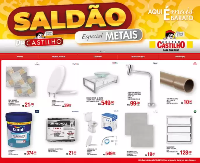 Catálogo Center Castilho | Mês Do Cliente | 2026-09-16T00:00:00.000Z - 2026-09-20T00:00:00.000Z