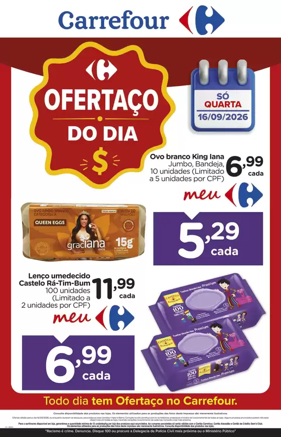 Catálogo Carrefour em Conceição do Araguaia | Melhores ofertas para todos os caçadores de pechinchas | 2026-09-16T00:00:00.000Z - 2026-09-16T00:00:00.000Z
