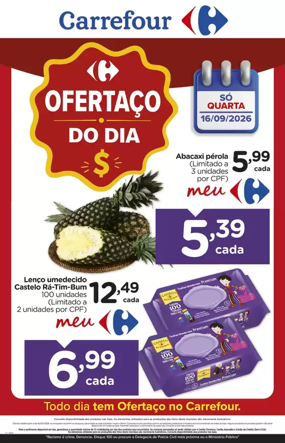 Catálogo Carrefour em Conceição do Araguaia | Ofertas especiais para você | 2026-09-16T00:00:00.000Z - 2026-09-16T00:00:00.000Z