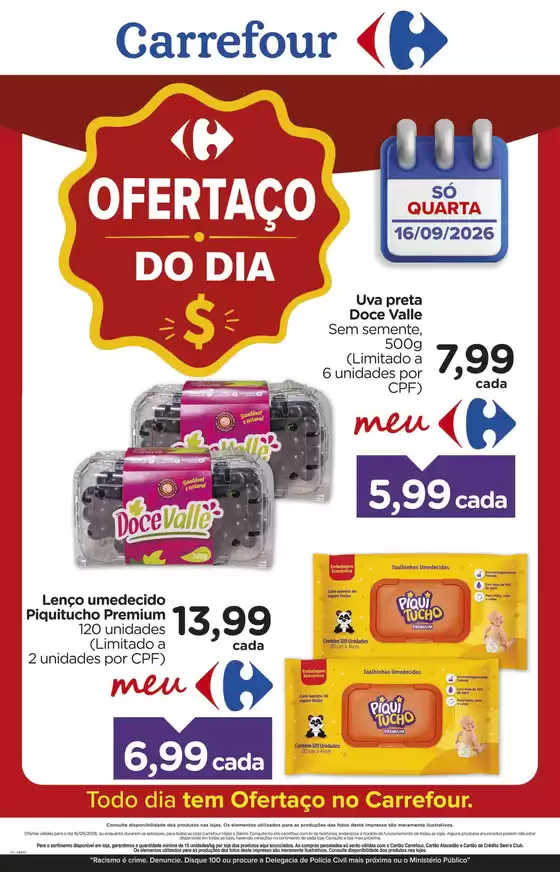 Catálogo Carrefour em Conceição do Araguaia | Ofertas e promoções atuais | 2026-09-16T00:00:00.000Z - 2026-09-16T00:00:00.000Z