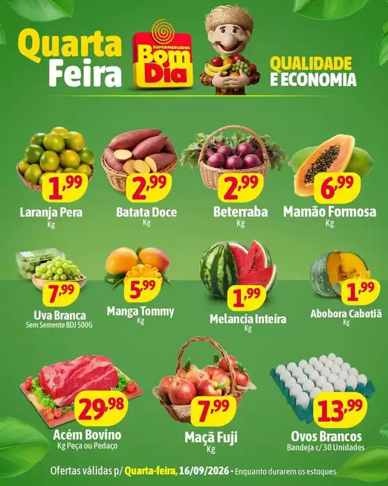Catálogo Supermercados Bom Dia | Encarte Supermercados Bom Dia | 2026-09-16T00:00:00.000Z - 2026-09-16T00:00:00.000Z