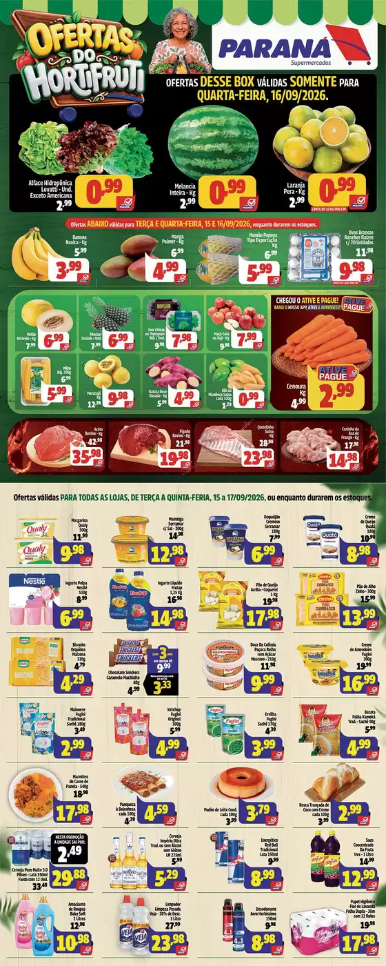 Catálogo Paraná Supermercados | Economize agora com nossas ofertas | 2026-09-15T00:00:00.000Z - 2026-09-17T00:00:00.000Z