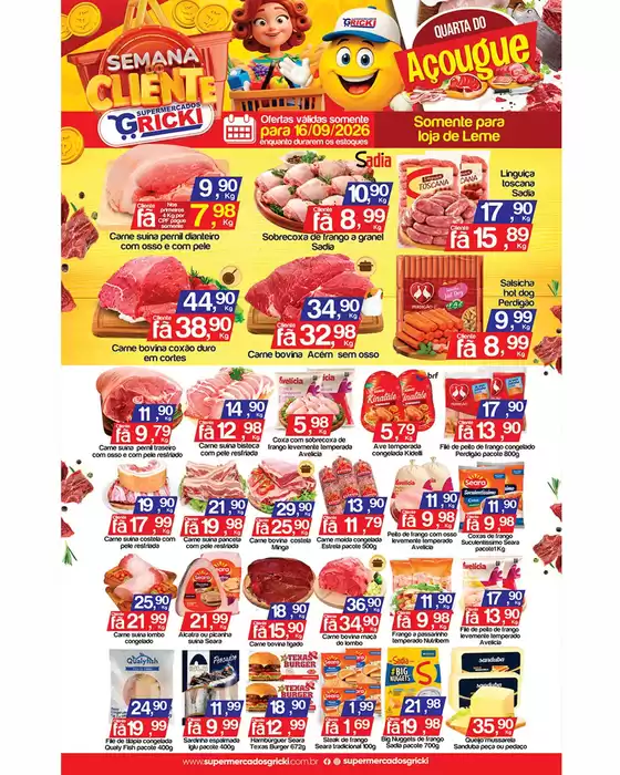 Catálogo Supermercados Gricki | Promoções especiais em andamento | 2026-09-16T00:00:00.000Z - 2026-09-16T00:00:00.000Z