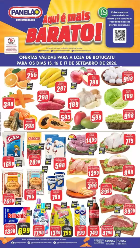 Catálogo Panelão | Ótima oferta para caçadores de pechinchas | 2026-09-15T00:00:00.000Z - 2026-09-17T00:00:00.000Z