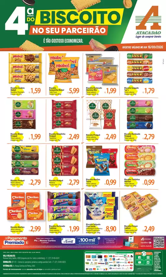 Catálogo Atacadão em Ramilândia | Atacadão - Quarta do Biscoito | 2026-09-16T00:00:00.000Z - 2026-09-16T00:00:00.000Z