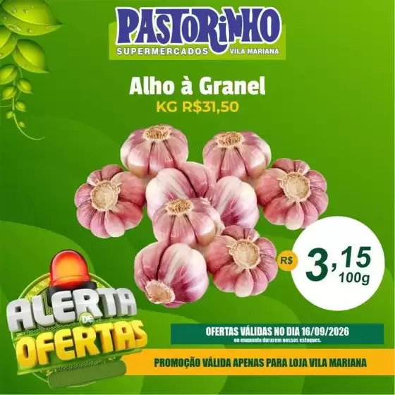 Catálogo Supermercado Pastorinho | Pechinchas e ofertas atuais | 2026-09-16T00:00:00.000Z - 2026-09-16T00:00:00.000Z