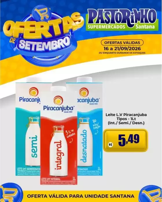 Catálogo Supermercado Pastorinho | Ofertas especiais para você | 2026-09-16T00:00:00.000Z - 2026-09-21T00:00:00.000Z