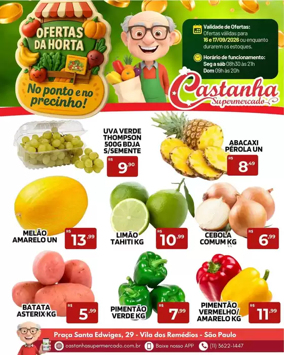 Catálogo Supermercado Castanha | Encarte Supermercado Castanha | 2026-09-16T00:00:00.000Z - 2026-09-17T00:00:00.000Z