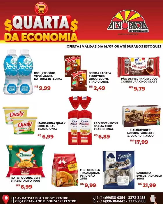 Catálogo Alvorada Supermercados | Encarte Alvorada Supermercados | 2026-09-16T00:00:00.000Z - 2026-09-16T00:00:00.000Z