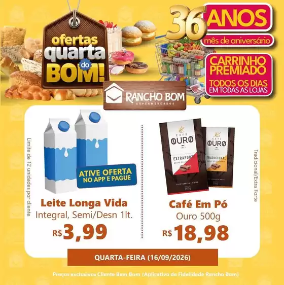 Catálogo Rancho Bom Supermercados | Nossas melhores ofertas para você | 2026-09-16T00:00:00.000Z - 2026-09-16T00:00:00.000Z