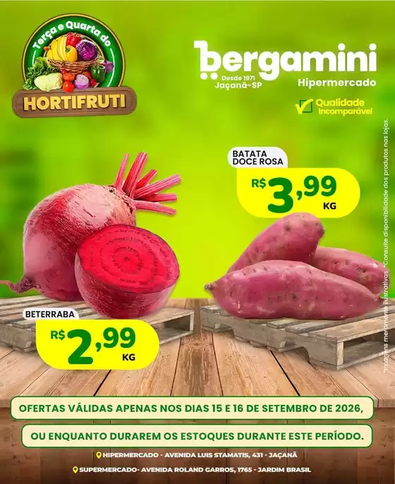 Catálogo Supermercado Bergamini | Nossas melhores ofertas para você | 2026-09-15T00:00:00.000Z - 2026-09-16T00:00:00.000Z