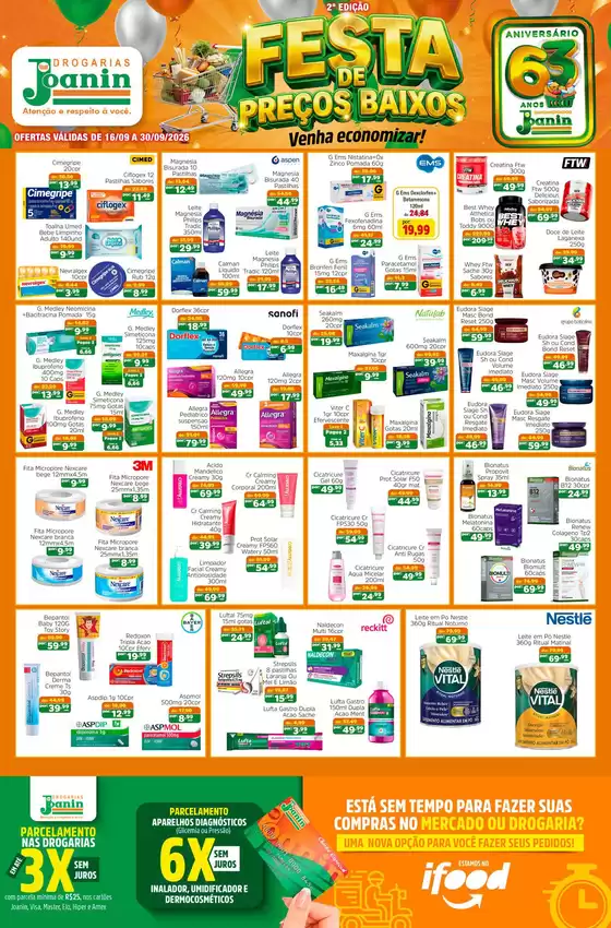 Catálogo Supermercados Joanin | Ofertas especiais para você | 2026-09-16T00:00:00.000Z - 2026-09-30T00:00:00.000Z