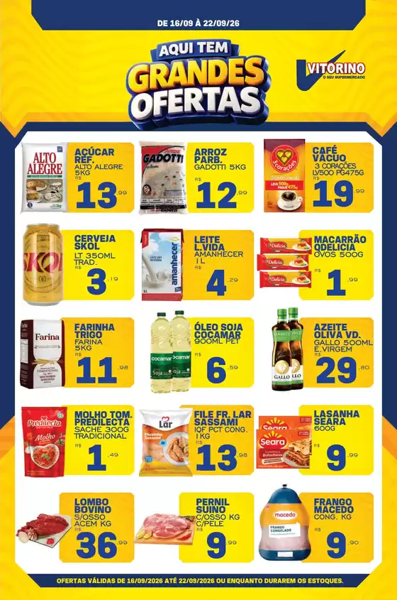 Catálogo Supermercado Vitorino | Encarte Supermercado Vitorino | 2026-09-16T00:00:00.000Z - 2026-09-22T00:00:00.000Z