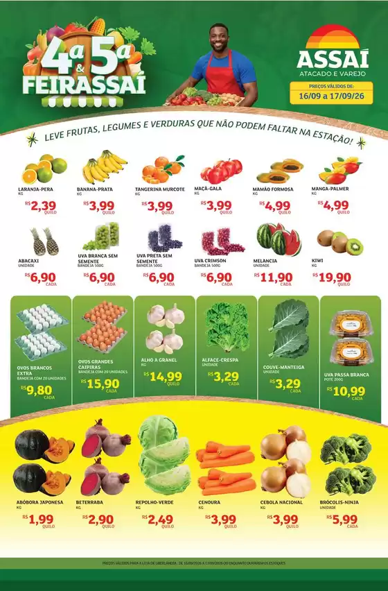 Catálogo Assaí Atacadista | Encarte Assaí Atacadista 171960-529 | 2026-09-16T00:00:00.000Z - 2026-09-17T00:00:00.000Z