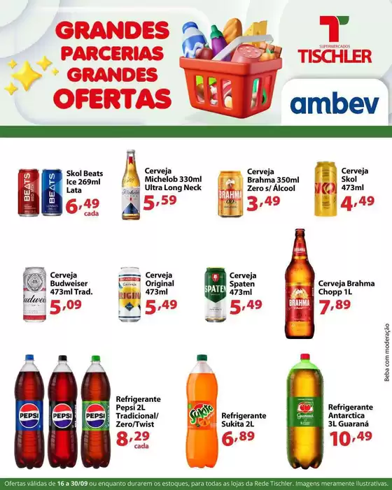 Catálogo Supermercados Tischler | Melhores ofertas e descontos | 2026-09-16T00:00:00.000Z - 2026-09-30T00:00:00.000Z