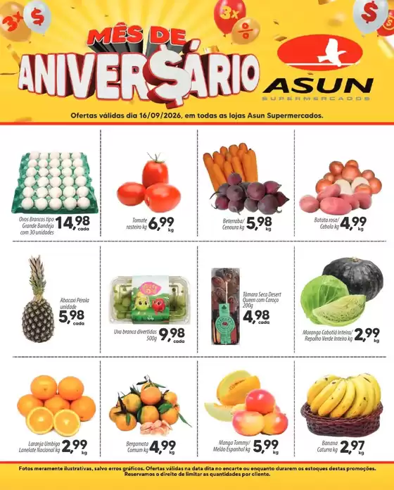 Catálogo Asun | Quarta Dia de Feira | 2026-09-16T00:00:00.000Z - 2026-09-16T00:00:00.000Z