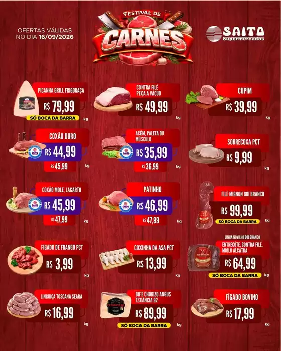 Catálogo Saito Supermercados | Ofertas exclusivas e pechinchas | 2026-09-16T00:00:00.000Z - 2026-09-16T00:00:00.000Z
