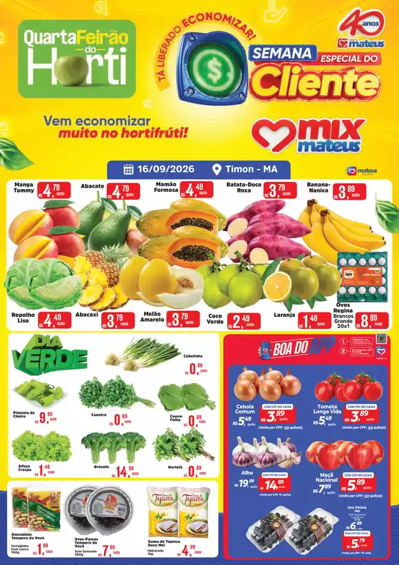 Catálogo Supermercados Mateus | Quarta e Quinta do Horti | 2026-09-16T00:00:00.000Z - 2026-09-17T00:00:00.000Z