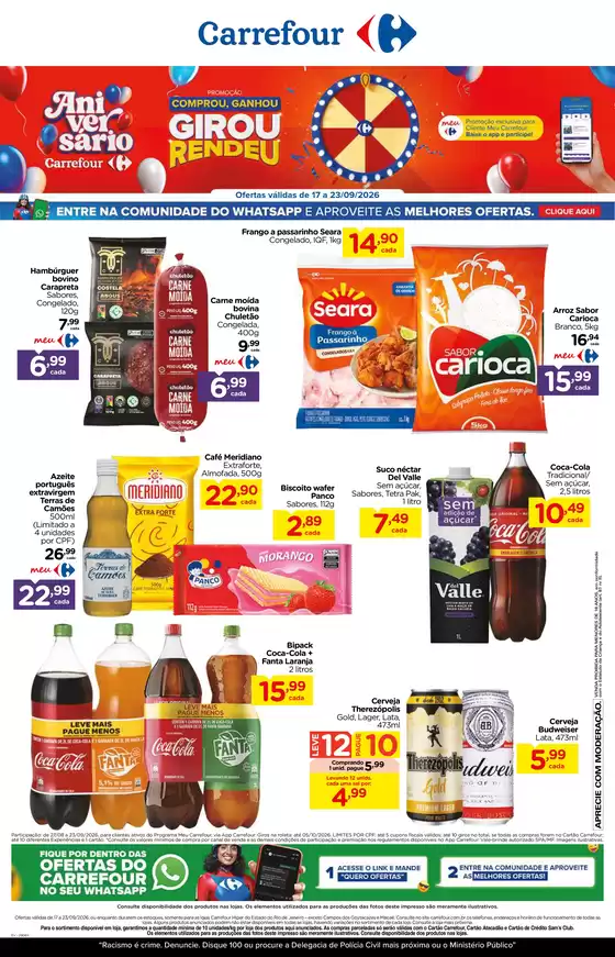 Catálogo Carrefour | ANIVERSÁRIO CARREFOUR | 2026-09-17T00:00:00.000Z - 2026-09-23T00:00:00.000Z