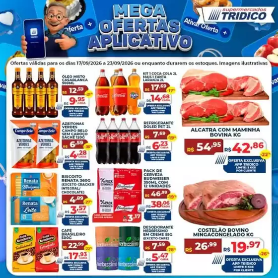 Catálogo Supermercados Tridico | Mega Ofertas Aplicativo | 2026-09-17T00:00:00.000Z - 2026-09-23T00:00:00.000Z
