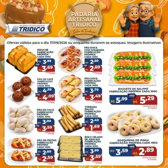 Catálogo Supermercados Tridico | Padaria | 2026-09-17T00:00:00.000Z - 2026-09-17T00:00:00.000Z