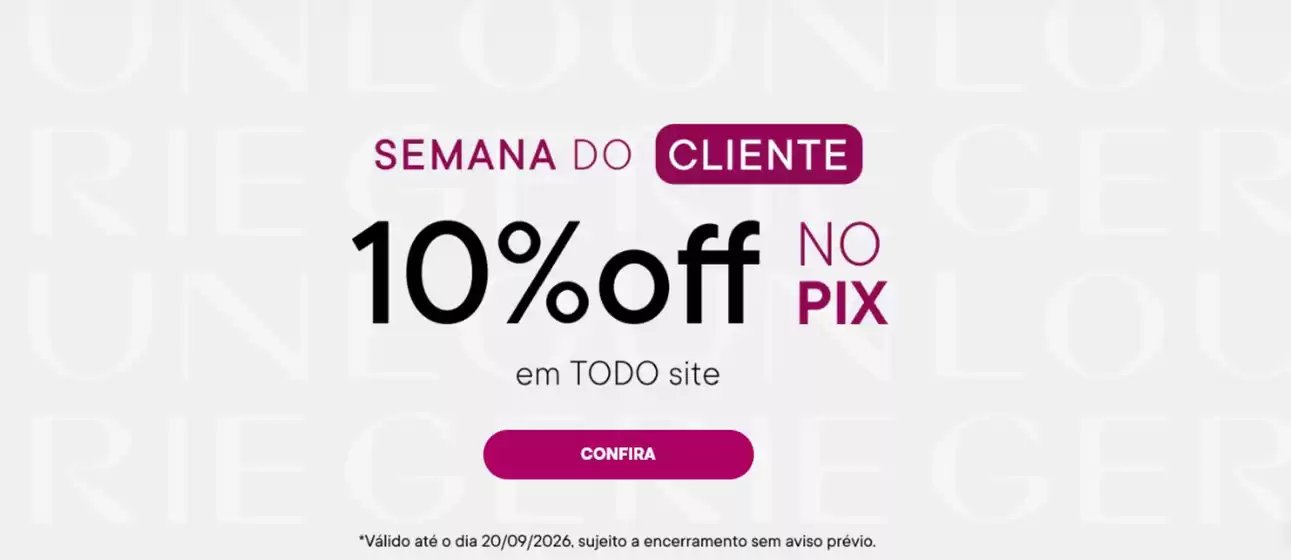 Catálogo Loungerie em Curitiba | Semana do cliente | 2026-09-17T00:00:00.000Z - 2026-09-20T00:00:00.000Z