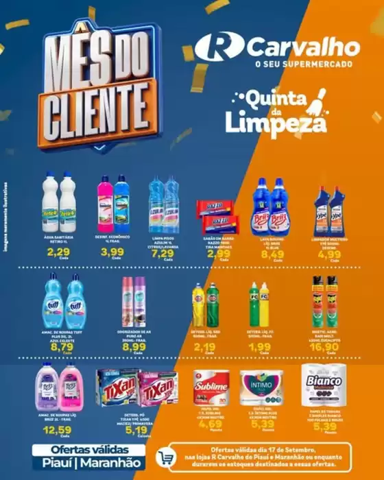 Catálogo R Carvalho Supermercado | Quinta da Limpeza | 2026-09-17T00:00:00.000Z - 2026-09-17T00:00:00.000Z