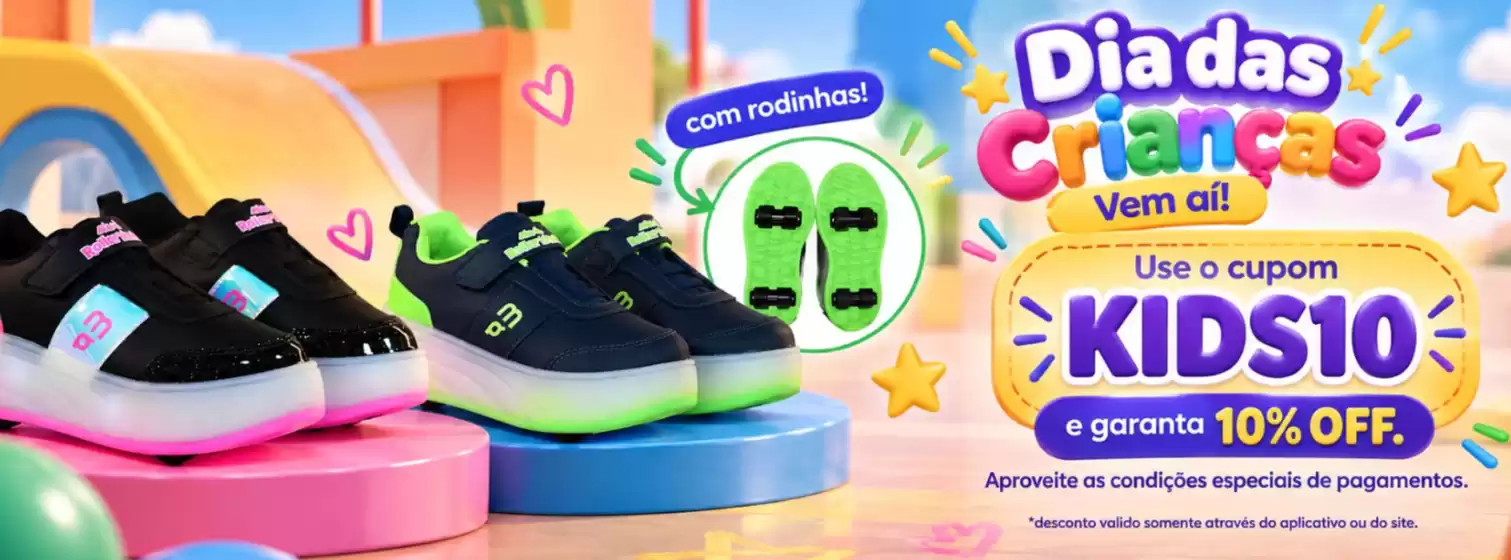 Catálogo Sapataria Nova | Dia das Crianças | 2026-09-17T00:00:00.000Z - 2026-10-31T00:00:00.000Z