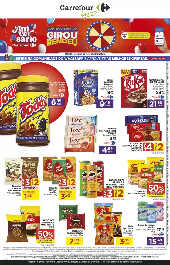 Catálogo Carrefour Bairro em Cotia | Grandes descontos em produtos selecionados | 2026-09-17T00:00:00.000Z - 2026-09-23T00:00:00.000Z