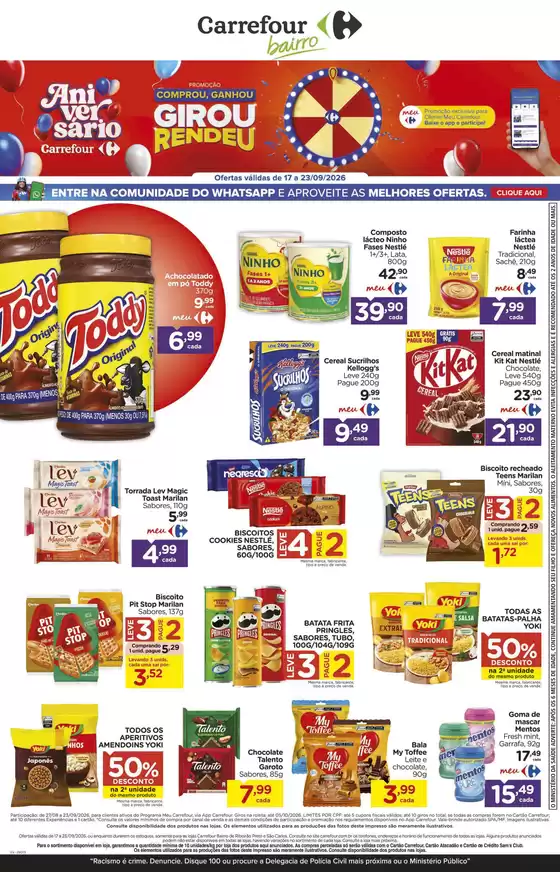 Catálogo Carrefour Bairro | Pechinchas e ofertas atuais | 2026-09-17T00:00:00.000Z - 2026-09-23T00:00:00.000Z
