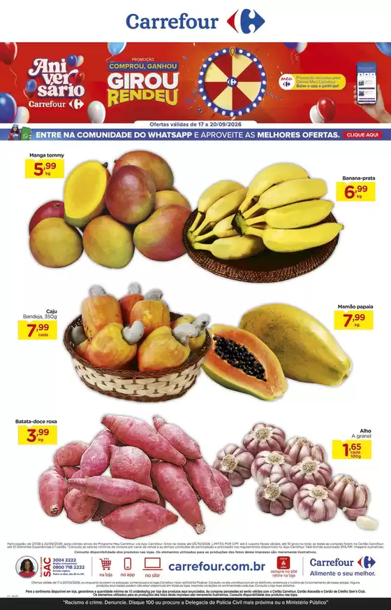 Catálogo Carrefour Bairro | Ofertas exclusivas e pechinchas | 2026-09-17T00:00:00.000Z - 2026-09-20T00:00:00.000Z