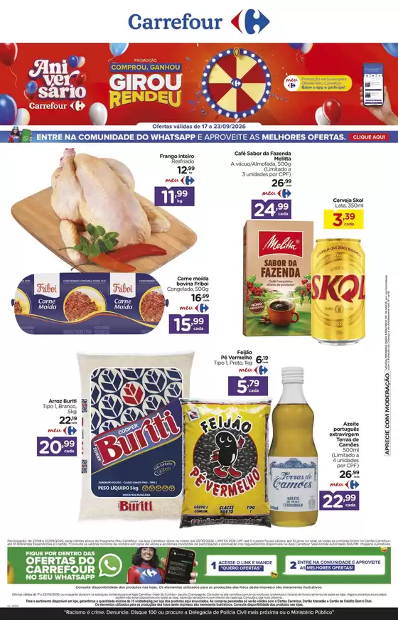 Catálogo Carrefour em Ferraz de Vasconcelos | Ampla seleção de ofertas | 2026-09-17T00:00:00.000Z - 2026-09-23T00:00:00.000Z