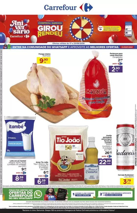 Catálogo Carrefour em Ferraz de Vasconcelos | Ótima oferta para todos os clientes | 2026-09-17T00:00:00.000Z - 2026-09-23T00:00:00.000Z