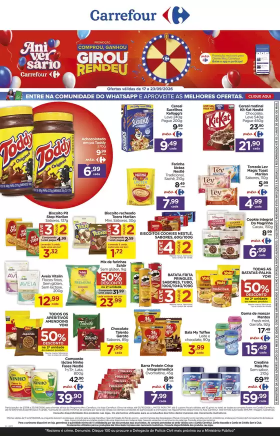 Catálogo Carrefour | Grandes descontos em produtos selecionados | 2026-09-17T00:00:00.000Z - 2026-09-23T00:00:00.000Z