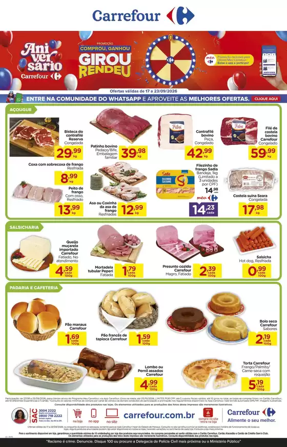 Catálogo Carrefour | LÂMINA EXCLUSIVA AÇOUGUE MANAUS | 2026-09-17T00:00:00.000Z - 2026-09-23T00:00:00.000Z
