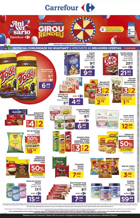 Catálogo Carrefour | Melhores ofertas para todos os clientes | 2026-09-17T00:00:00.000Z - 2026-09-23T00:00:00.000Z