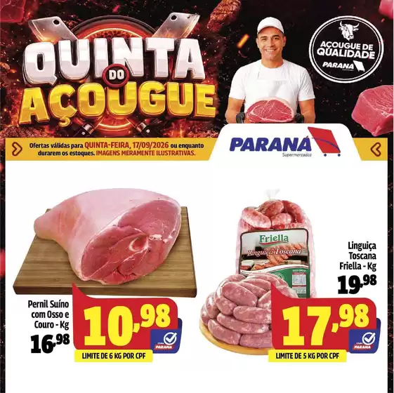 Catálogo Paraná Supermercados | Descubra ofertas atraentes | 2026-09-17T00:00:00.000Z - 2026-09-17T00:00:00.000Z