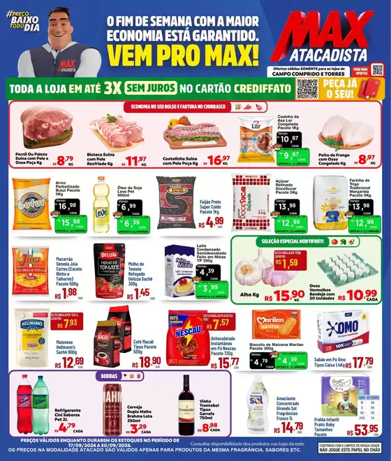 Catálogo Max Atacadista | Melhores ofertas para compradores econômicos | 2026-09-17T00:00:00.000Z - 2026-09-20T00:00:00.000Z