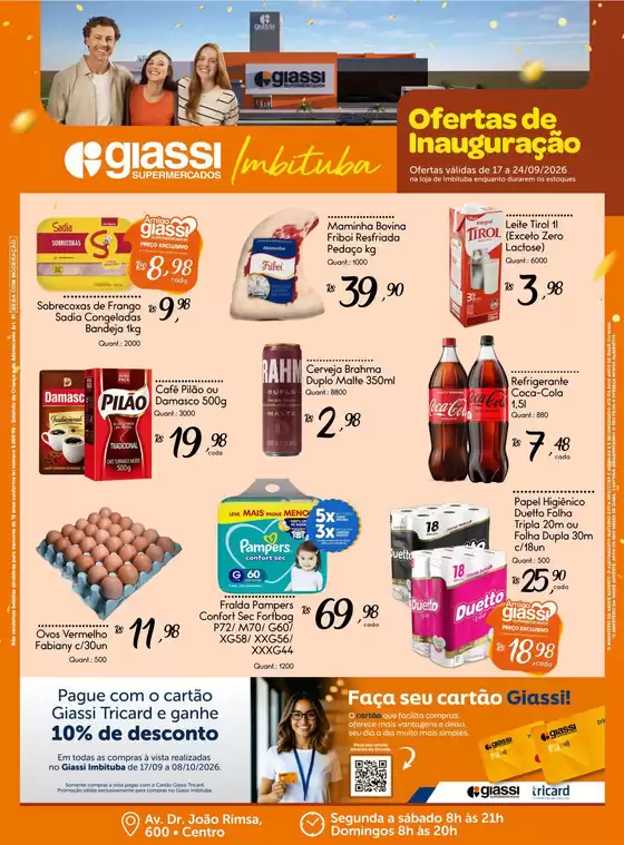 Catálogo Giassi Supermercados | Nossas melhores pechinchas | 2026-09-17T00:00:00.000Z - 2026-10-08T00:00:00.000Z
