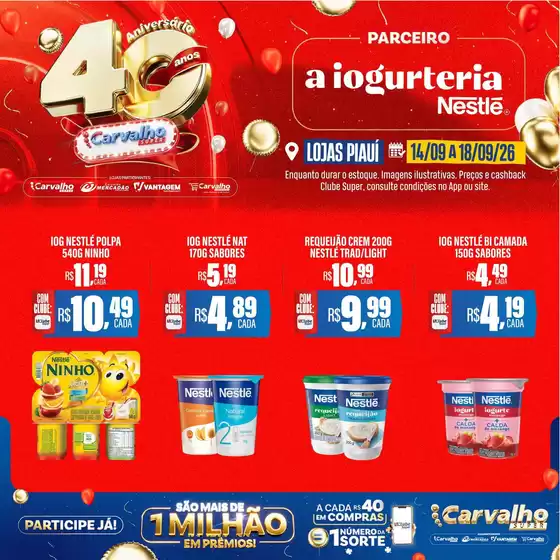 Catálogo Carvalho Supermercado | Ampla seleção de ofertas | 2026-09-14T00:00:00.000Z - 2026-09-18T00:00:00.000Z