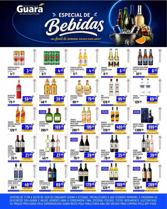 Catálogo Supermercado Guará | Pechinchas e ofertas atuais | 2026-09-17T00:00:00.000Z - 2026-09-20T00:00:00.000Z