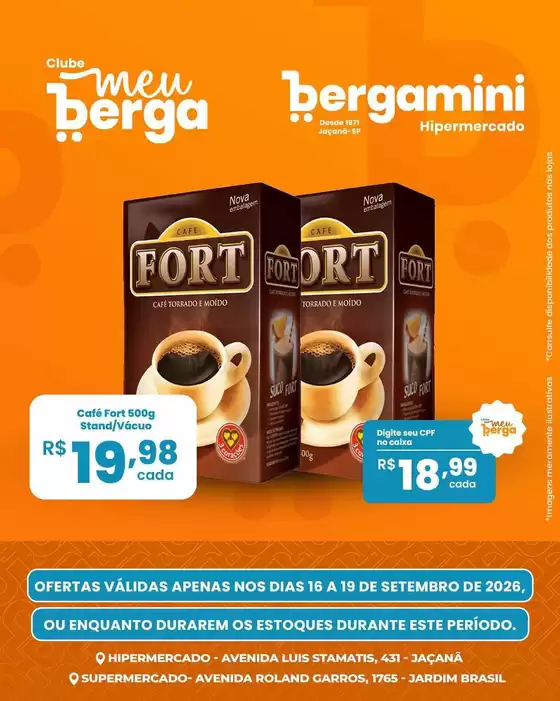Catálogo Supermercado Bergamini | Melhores ofertas para compradores econômicos | 2026-09-16T00:00:00.000Z - 2026-09-19T00:00:00.000Z